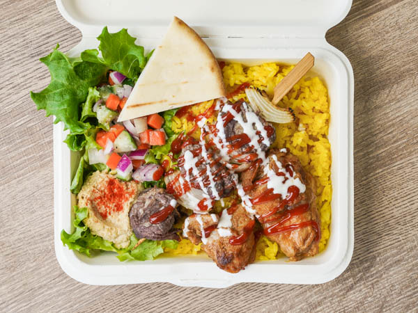 チキン＆ビーフケバブオーバーライスコンボ