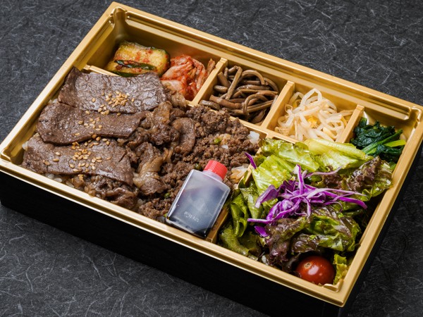 A5和牛上ロースの盛合せ焼肉弁当