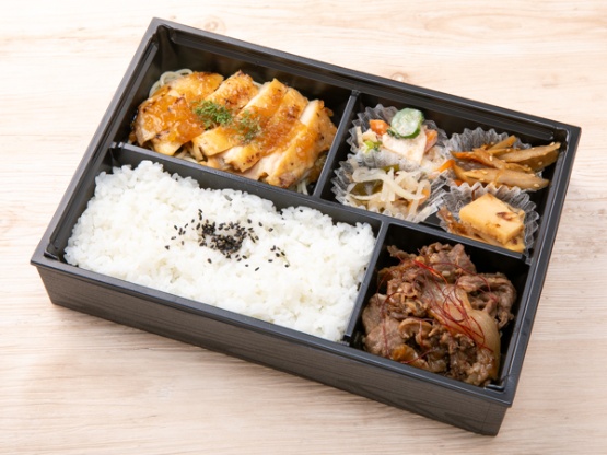 チキンステーキ＆焼肉弁当