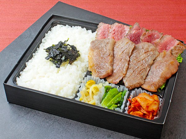 近江牛カルビとシンタマステーキ弁当