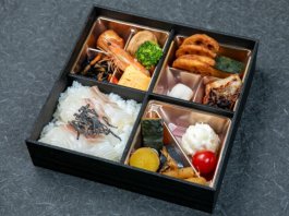 【一段重】鯛の昆布〆弁当