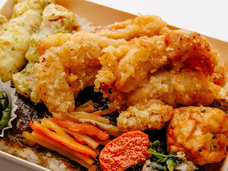 特製醤油のからあげ海苔弁当