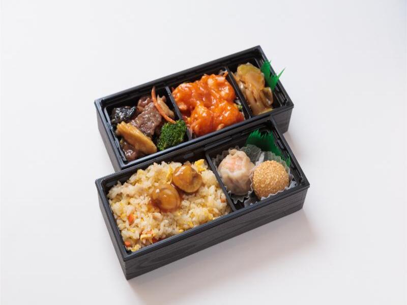 海老チリ二段重中華弁当