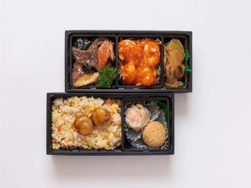 海老チリ二段重中華弁当
