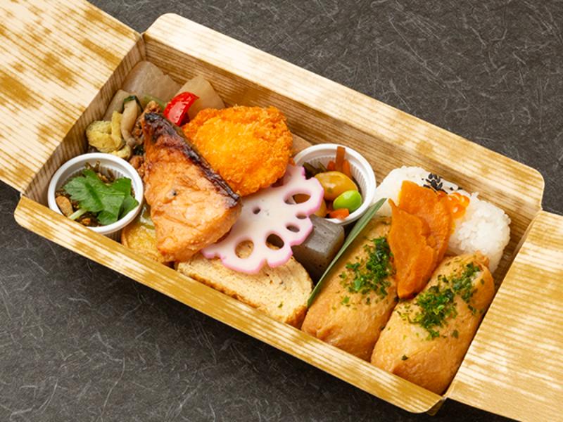 香ばし秋鮭とサクぷり海老カツの秋味御膳