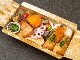 香ばし秋鮭とサクぷり海老カツの秋味御膳