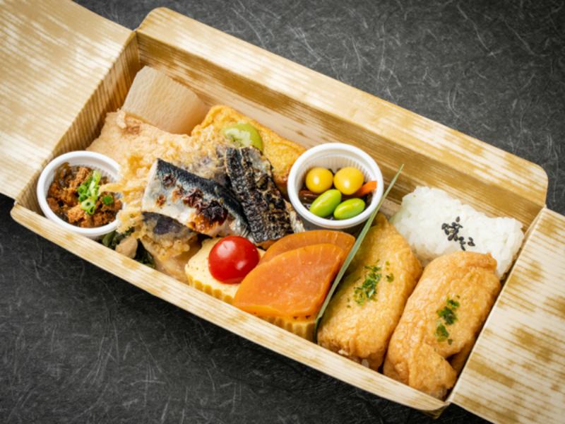 香ばしタレ染み秋刀魚（さんま）の幽庵焼きと天婦羅御膳