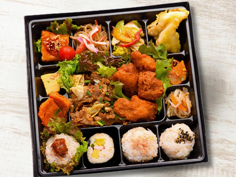 豚プルコギと唐揚げ満足弁当