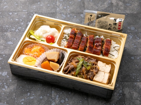 【お茶付き】鹿児島県産ブランド鰻とすき焼き弁当