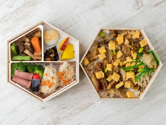 六角二段重・穴子