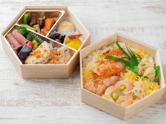 六角二段重・焼きハラス