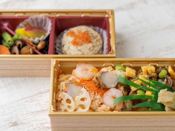 特上二段重・海鮮＆穴子ハーフ