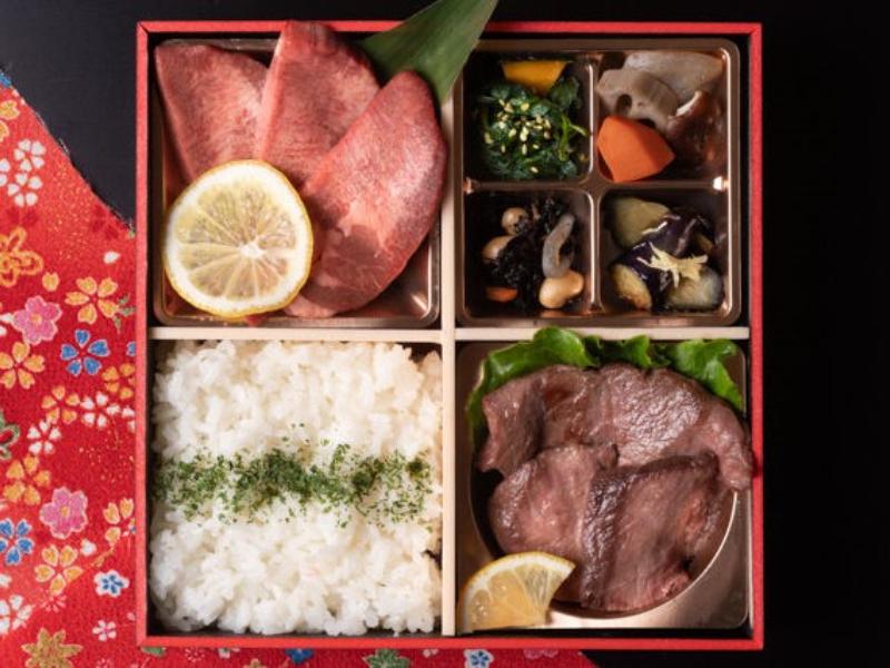 厚切り牛タンと国産牛ヒレステーキ御膳