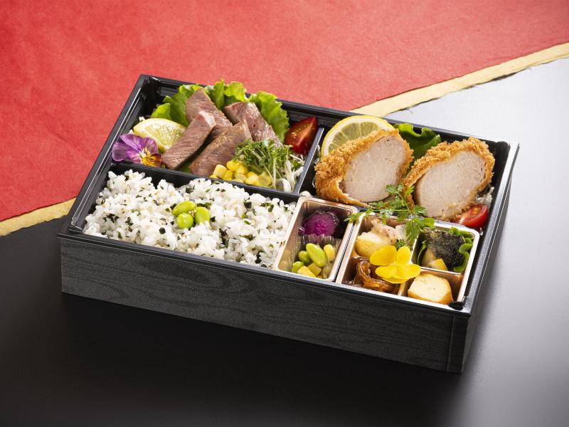 【ご飯が選べる】壮〜手仕込みヒレカツと特製牛ステーキ〜