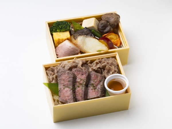 幻の尾崎牛御膳 極上ステーキ＆霜降りすき焼き