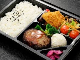 牛豚ハンバーグ＆ヒレカツ弁当（デミグラスソース）