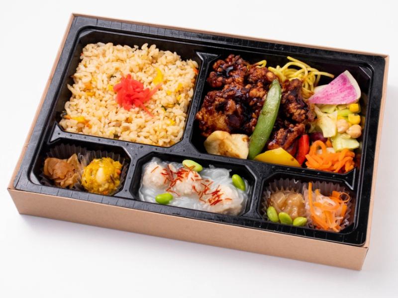 【ECO容器】黒酢鶏弁当