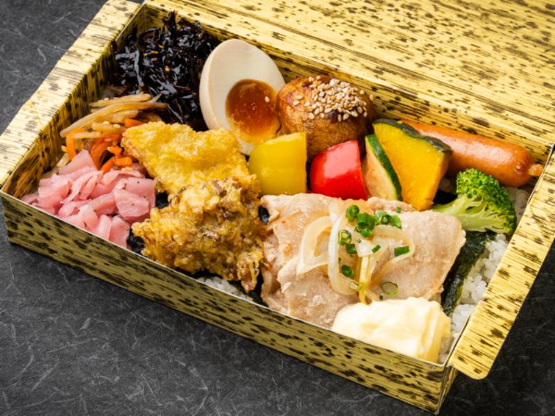 和い寿特製のり弁 豚ロース生姜焼