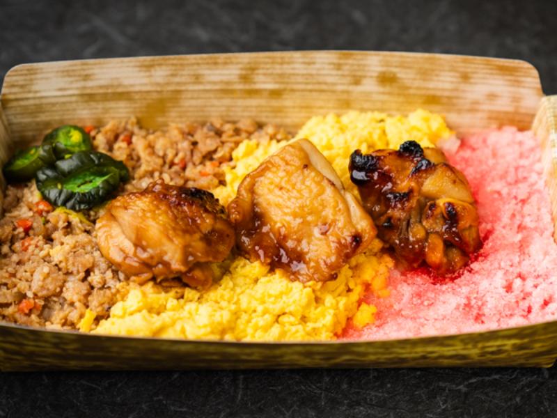 和い寿特製のり弁 3色飯チキンステーキ
