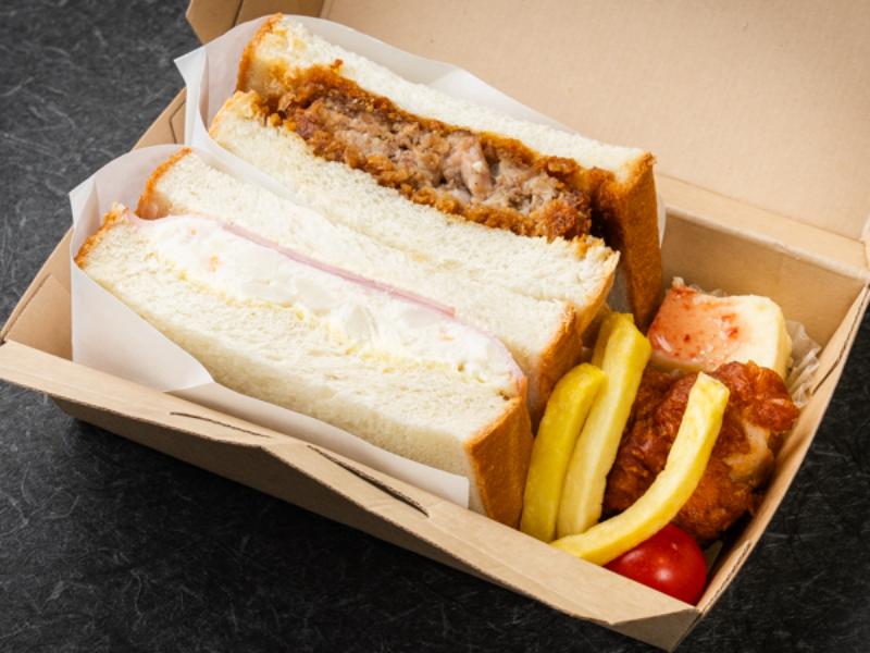 FUJISANDO（フジサンド） 和牛和豚メンチカツサンド＆ハムポテトサンド