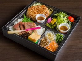 黒毛和牛カルビ＆ハンバーグ御膳（竹）