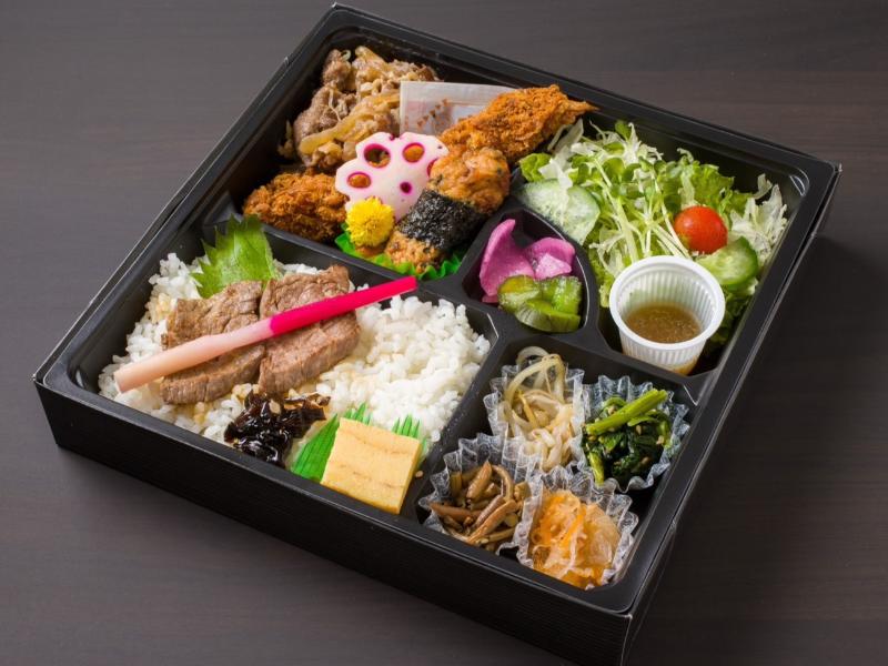 NEW［雅］黒毛和牛カルビ＆黒毛和牛焼肉＆エビフライ御膳