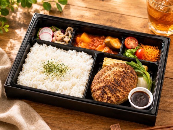彩りフレンチ御膳　特製トリュフソースハンバーグ