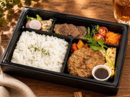 彩りフレンチ御膳　特製トリュフソースハンバーグ＆黒毛和牛特上カルビ