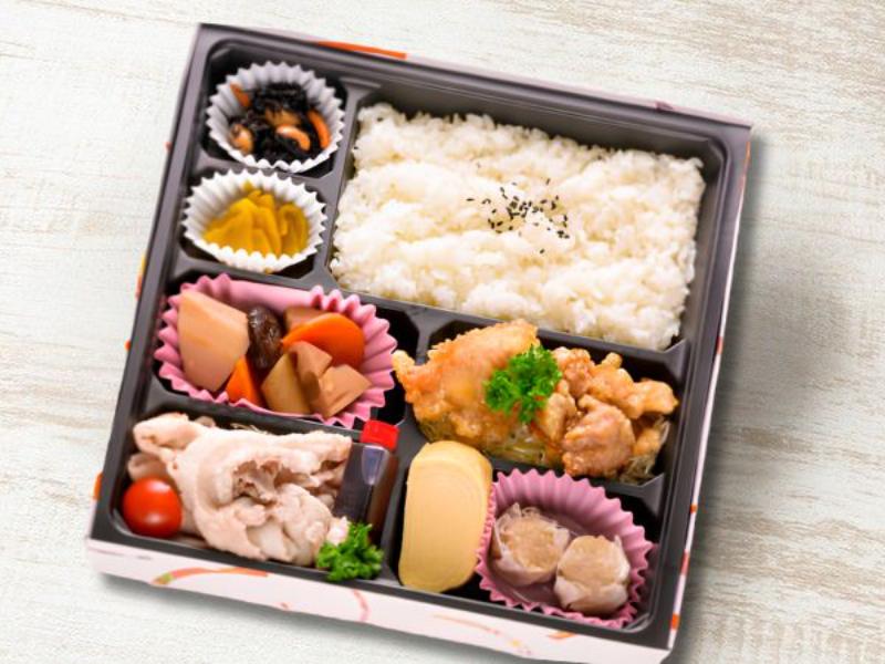 豚しゃぶと唐揚げ弁当