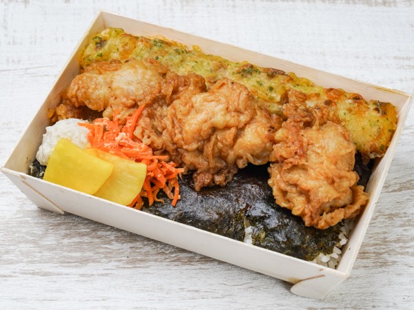 海苔が選べるのり弁（とり天）