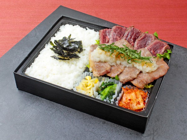 近江牛カルビと牛ハラミおろしポン酢弁当