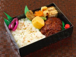 すき焼き風ハンバーグ重