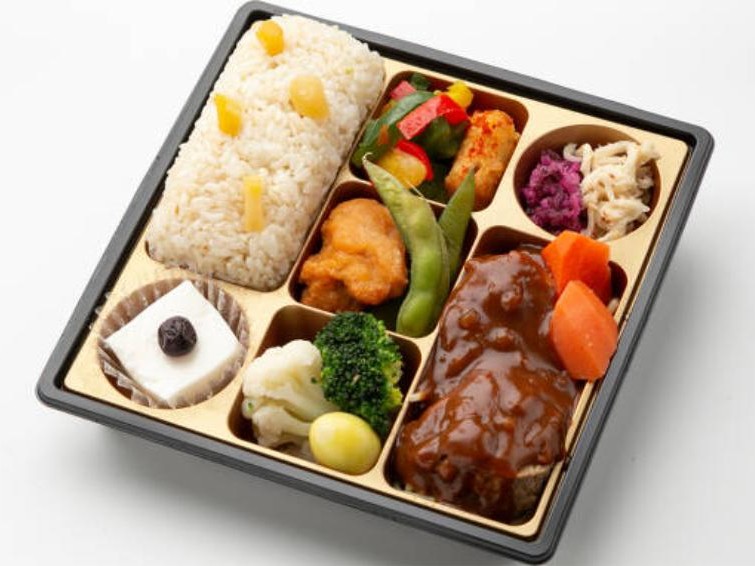 【9月1日〜11月30日お届け分限定】DE　LUXE デミグラス煮込みハンバーグ 〜旬のごはんと共に〜