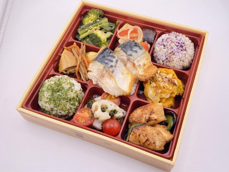 【うみうまフェア】青森県産さばの塩焼きと豪華野菜デリプレート【9月限定】