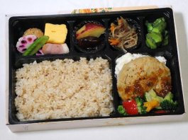 【彩り幕の内弁当】ヘルシー豆腐ハンバーグと地中海野菜
