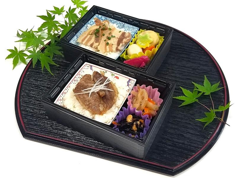 秋川牛×東京産ブランド豚「柔豚」（やわらとん）弁当ー東京ブランド巡りシリーズー