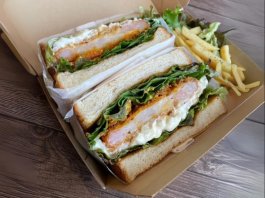 海老カツサンド