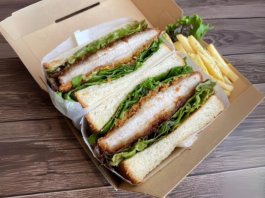 豚ロースかつサンド