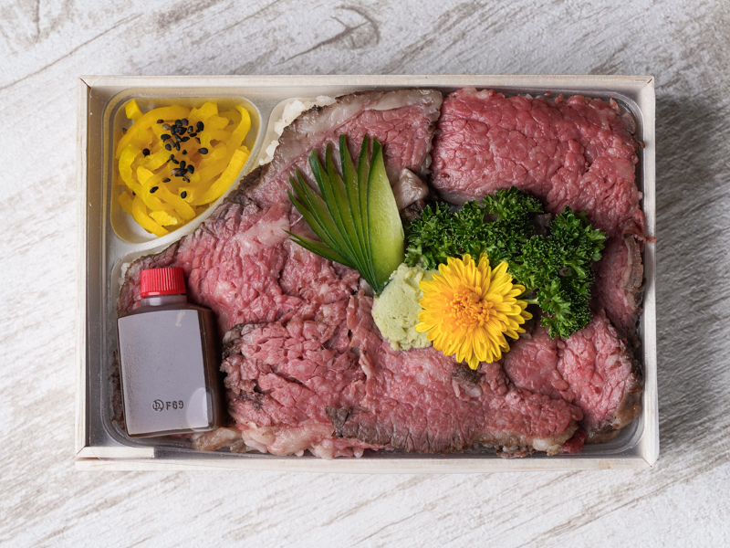 国産牛のローストビーフ重