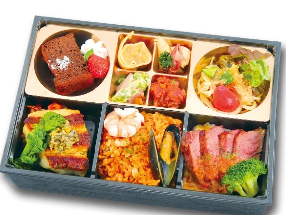 真鯛のポワレとリブロースステーキ御膳