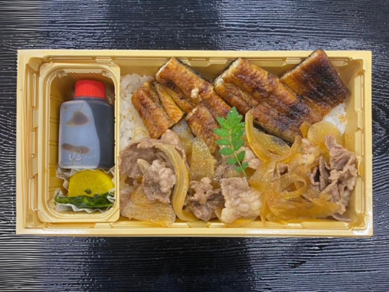 鰻牛弁当