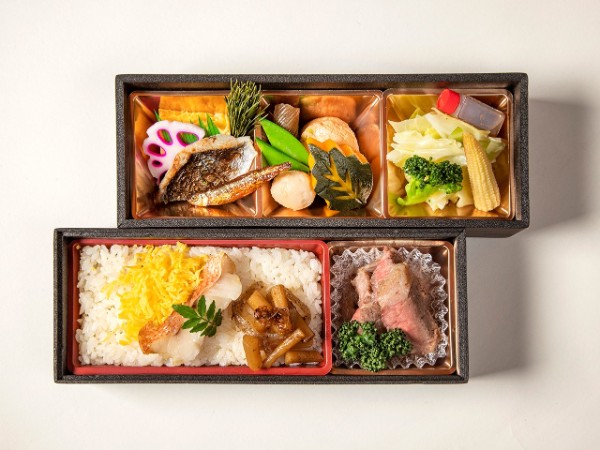 昴subaru～鯛だしご飯と黒毛和牛ステーキの2段重～
