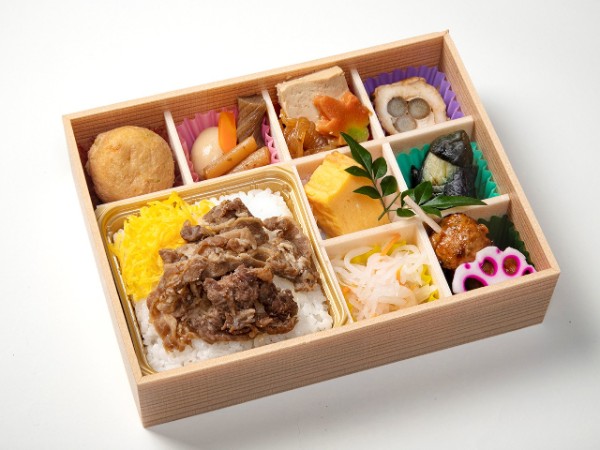 黒毛和牛しぐれご飯の味彩弁当-九桝-