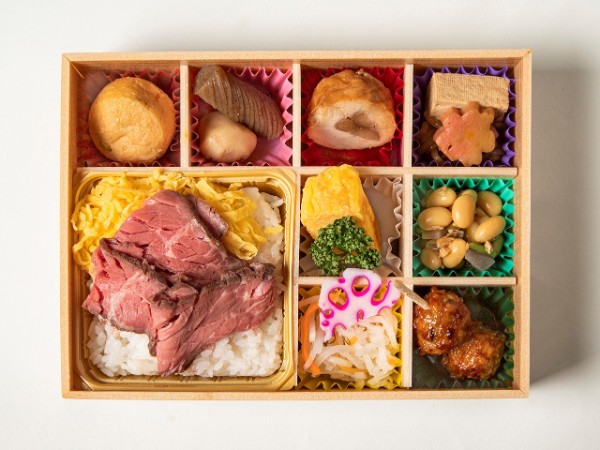 牛ステーキご飯の味彩弁当-九桝-