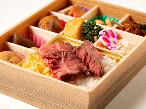 牛ステーキご飯の味彩弁当-九桝-