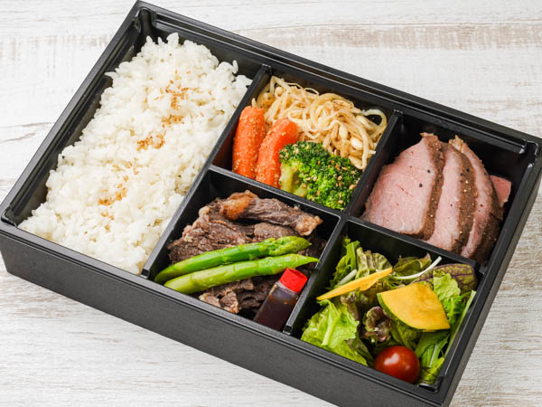 厳選牛ハラミ＆ローストビーフ御膳