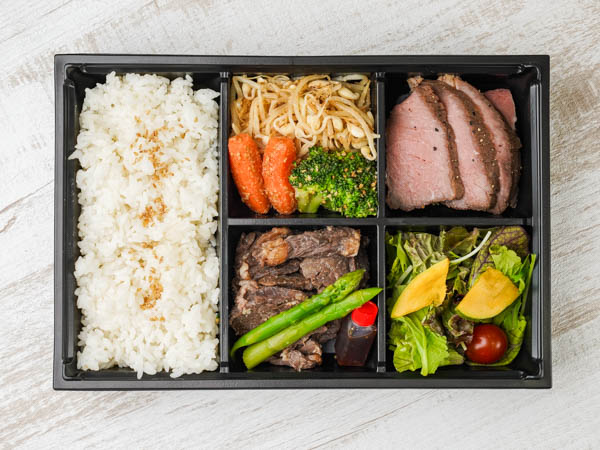 厳選牛ハラミ＆ローストビーフ御膳