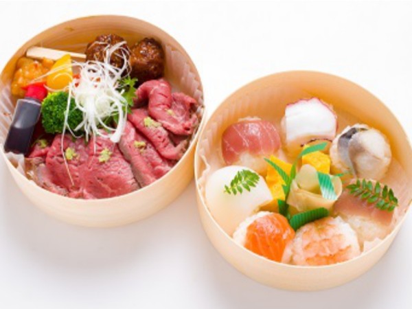手毬寿司＆ローストビーフ弁当