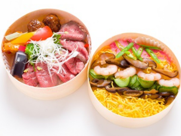 ちらし寿司＆ローストビーフ弁当