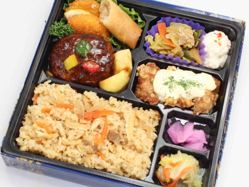 Ｎｏ．120 ハンバーグとチキン南蛮弁当